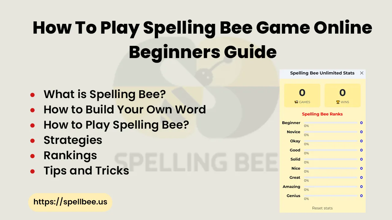 How to play the NYT Spelling Bee game - hexagonal letter hive with center letter highlighted